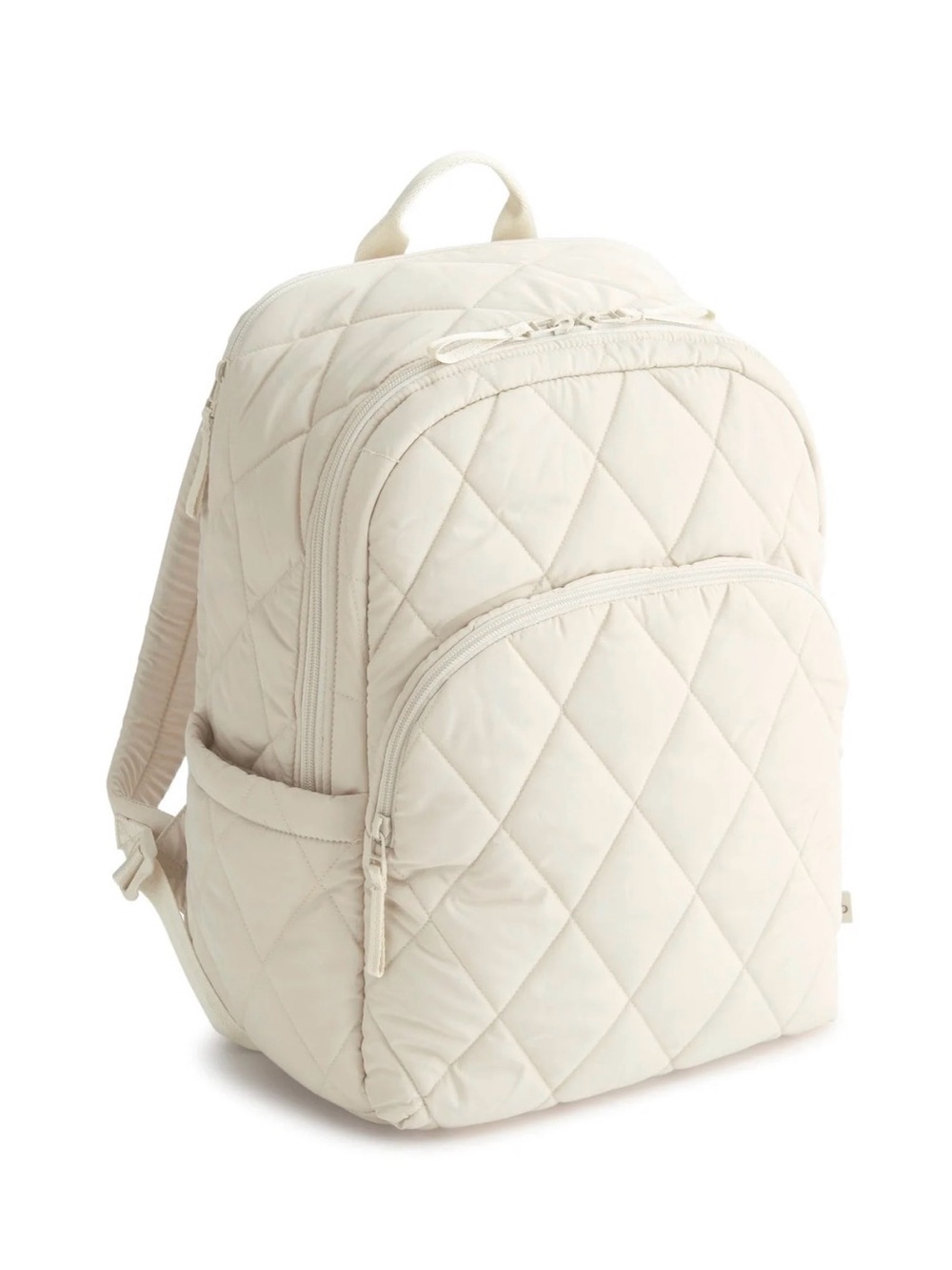 Vera Bradley Quilted Cream Backpack